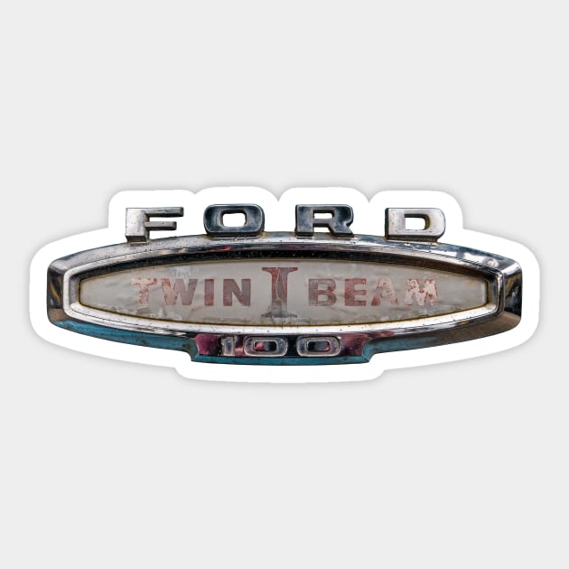 Vintage Ford Truck Sign Aged Sticker TeePublic
